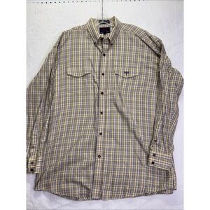 1883 Lucchese Button Down Western Shirt Mens XL Multicolor Plaid Long Sleeve